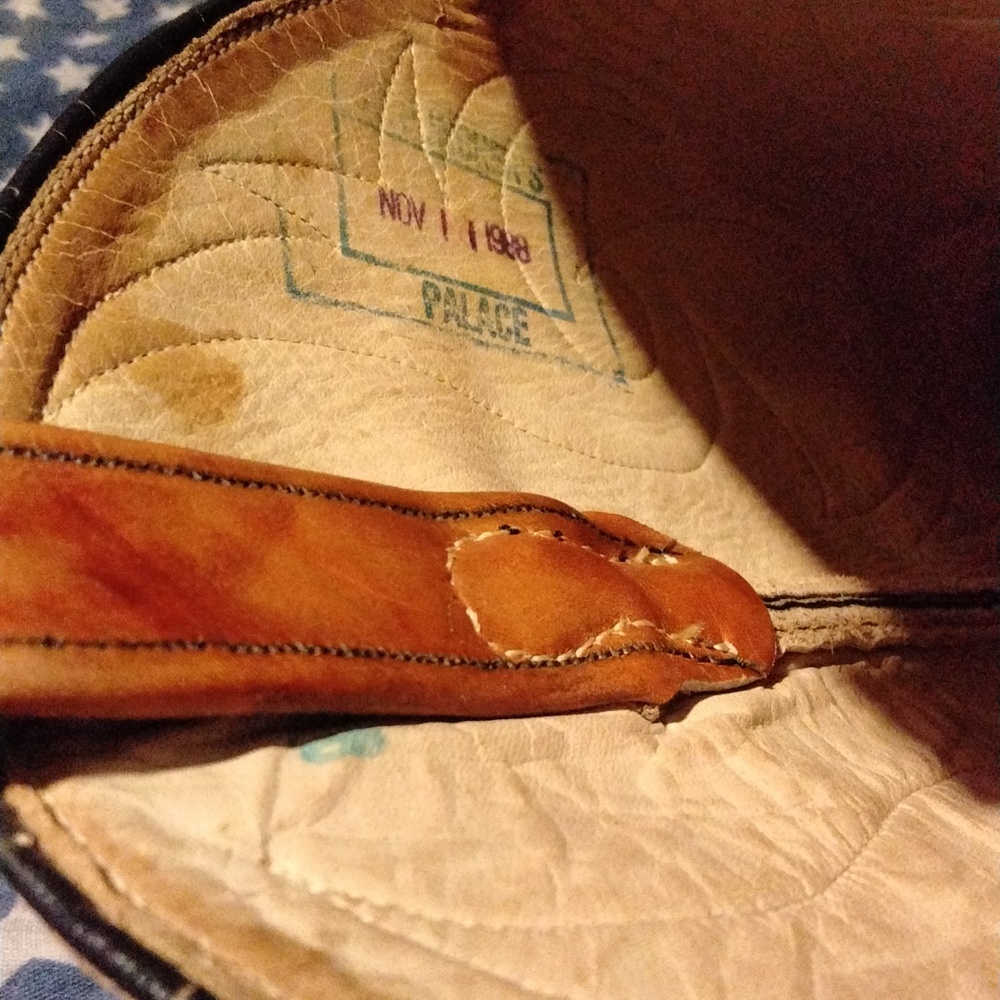 Dan Post Men’s Vintage(1988)Cherry Brown Leather Western Cowboy Boots Size 10 - Picture 8 of 8